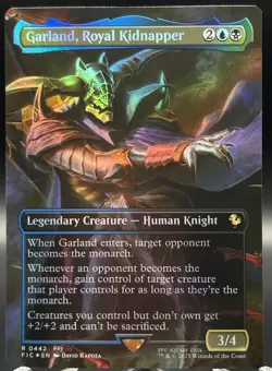 Garland, Royal Kidnapper 442 - Borderless Foil - MTG: Final Fantasy FIC - NM✨ - Image 1