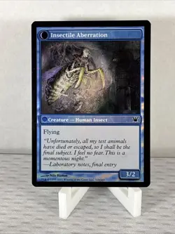 MTG Delver of Secrets // Insectile Aberration x1-Foil -Innistrad-Lightly Played - Image 2