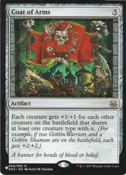 MTG: The List Reprints: Coat of Arms: Lightly Played Condition - Image 1