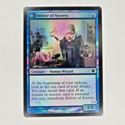 MTG Delver of Secrets / Insectile Aberration (Innistrad) 51/264 FOIL (NEAR MINT) - Image 1