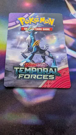Pokemon TCG Temporal Forces Trainer Tips Art Card Ft. Iron Crown Ex - Image 1
