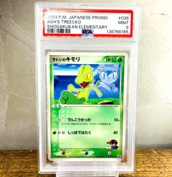PSA 9 Ash's Treecko 036/ADV-P Shogakukan Promo 2003 Glossy Pokemon Japanese Card - Image 1