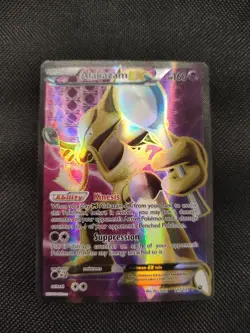 Alakazam EX 117/124 XY Fates Collide 2016 Full Art Pokemon Card TCG LP - Image 1