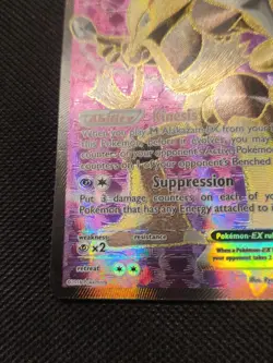 Alakazam EX 117/124 XY Fates Collide 2016 Full Art Pokemon Card TCG LP - Image 5