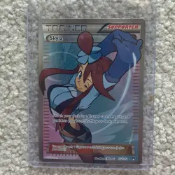 Lightly Played Pokemon Skyla Full Art Trainer Supporter 122/122 Holo Ultra Rare - Image 1