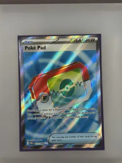 Poke Pad 113/88 Full Art Hyper Double Rare Pokemon TCG Perfect Order ME03 NM - Image 1