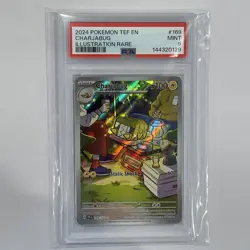 CHARJABUG - PSA MINT 9 - 2024 POKEMON TEMPORAL FORCES ILLUSTRATION RARE #169 - Image 1