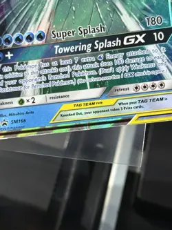 Pokemon Magikarp & Wailord GX SM166 Black Star Promo - Image 3