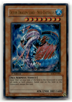 Ocean Dragon Lord - Neo-Daedalus SD4-EN001 1st Edition Ultra Rare Structure Deck - Image 1
