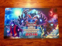 Yugioh World Championship Qualifier 2016 Phantom Knights Playmat (Used) - Image 1