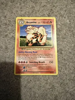 Pokemon Card Arcanine Evolutions Rare 18/108 Pokemon Trading Card TCG - Image 1
