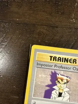 Shadowless 1999 Pokemon TCG Impostor Professor Oak Base Set #73/102 Card - Image 3