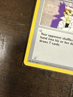 Shadowless 1999 Pokemon TCG Impostor Professor Oak Base Set #73/102 Card - Image 4