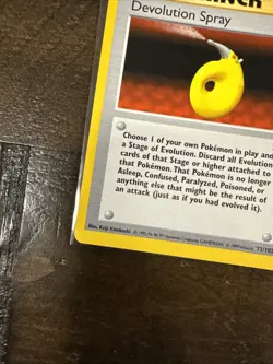 Devolution Spray - 72/102 - Pokemon Base Set Shadowless Card - Image 4