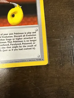 Devolution Spray - 72/102 - Pokemon Base Set Shadowless Card - Image 5