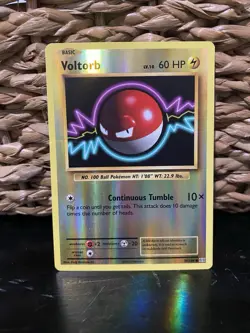 Pokemon TCG Voltorb Evolutions 39/108 Reverse Holo Common Card - Image 1