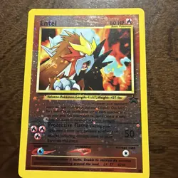 Entei #34 Reverse Holo Black Star Promo Vintage Pokemon TCG Card - Image 2