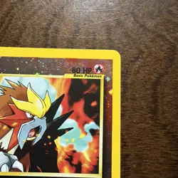 Entei #34 Reverse Holo Black Star Promo Vintage Pokemon TCG Card - Image 4