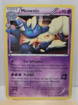 Pokemon TCG Meowstic Radiant Collection Holo Card RC15/RC32 MP - Image 1
