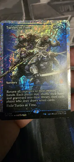 Turtles in Time (Showcase) (Fracture Foil) Teenage Mutant Ninja Turtles Foil - Image 1