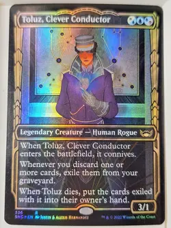 Toluz, Clever Conductor - FOIL Showcase - Magic the Gathering MTG Nice! - Image 1