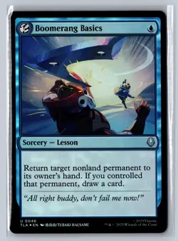 Boomerang Basics 46 Avatar: The Last Airbender Magic: The Gathering Foil NM - Image 1