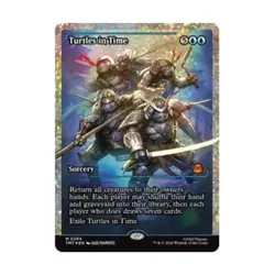 WotC Teenage Mutant Ninja T Turtles in Time (Showcase) (Fracture Foil) (MR NM - Image 1