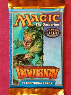 Magic The Gathering INVASION New Sealed Booster Pack MTG - Image 1