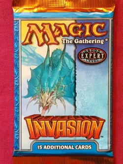 Magic The Gathering INVASION New Sealed Booster Pack MTG - Image 2