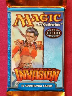 Magic The Gathering INVASION New Sealed Booster Pack MTG - Image 3