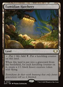 x1 Eumidian Hatchery R MTG Commander: Edge of Eternities M/NM, English - Image 1