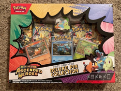 POKEMON ASCENDED HEROES FACTORY SEALED FIRST PARTNERS DELUXE PIN COLLECTION !!! - Image 1