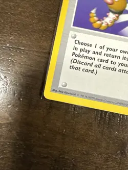 Scoop Up Rare Unlimited Base Set (Shadowless) 078/102 Pokemon TCG - Image 4