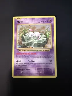 Pokemon 2016 XY Evolutions Mew 53/108 Holo Rare - Near Mint - Image 1
