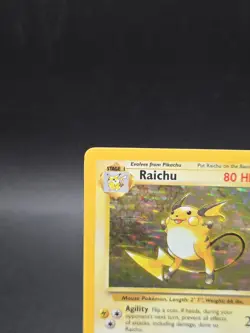 Pokemon Base Set Unlimited Raichu 14/102 Holofoil Holo Rare Holo - Image 2