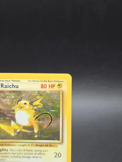 Pokemon Base Set Unlimited Raichu 14/102 Holofoil Holo Rare Holo - Image 3