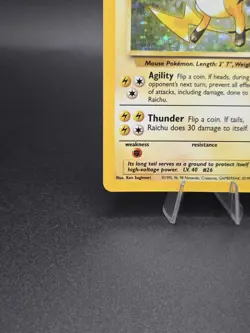 Pokemon Base Set Unlimited Raichu 14/102 Holofoil Holo Rare Holo - Image 5