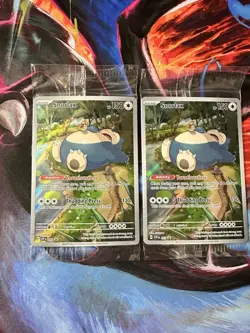 Snorlax SVP EN 051 Black Star Promo Pokemon 151 SET OF 2 SEALED NEW - Image 1