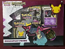 Pokemon TCG Celebrations 25th Anniversary Dragapult Prime Collection - Image 1