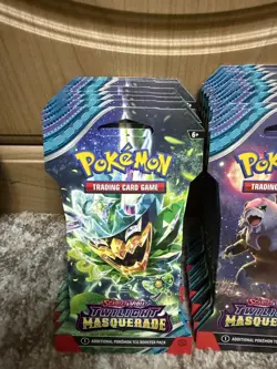 Pokemon TCG Twilight Masquerade Sleeved Booster Pack X41 Brand New Sealed - Image 2