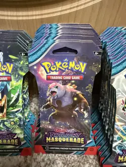 Pokemon TCG Twilight Masquerade Sleeved Booster Pack X41 Brand New Sealed - Image 4