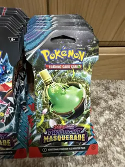 Pokemon TCG Twilight Masquerade Sleeved Booster Pack X41 Brand New Sealed - Image 5