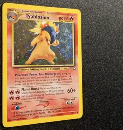 Pokemon NEO GENESIS - #17/105 Typhlosion - Unlimited Holo - ENG - SWIRL - MP - Image 5
