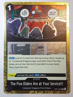 The Five Elders Are at Your Service!!! R OP13-096 One Piece - Image 1