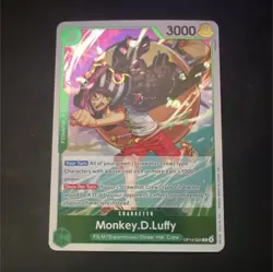 One Piece CCG Monkey.D.Luffy Character Card 3000 Power OP14-034 Standard Size - Image 1