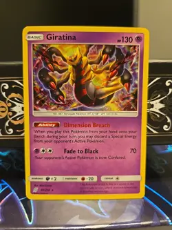 Pokemon Giratina 86/236 Sm-Unified Minds Holo Rare Card 130 HP English - Image 1