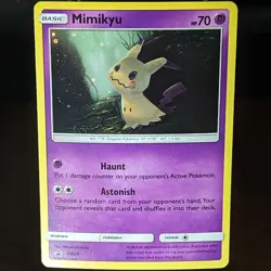 Mimikyu SM29 LP/NM Black Star Promo Cosmos Holo Foil Pokemon Card SM 29 spooky - Image 1