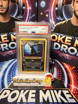 Umbreon Pokemon TCG Neo Discovery 2001 Holo Card 13/75 PSA 8 NM-MT - Image 1