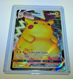 Pokemon Pikachu VMAX 044/185 Vivid Voltage Gigantamx Rare Card Near Mint (NM) - Image 1