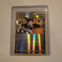 Judge 78/95 Unleashed - Reverse Holo Supporter Pokemon Card Fresh Pull NM - Image 3